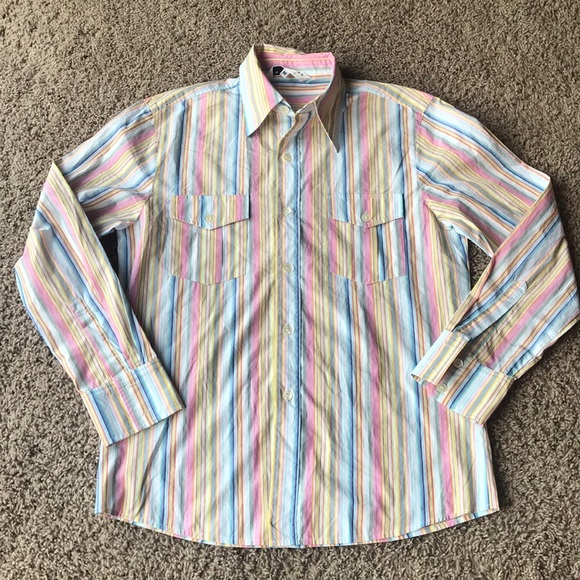 Trina Turk Other - Men’s Trina Turk stripe casual button down Medium